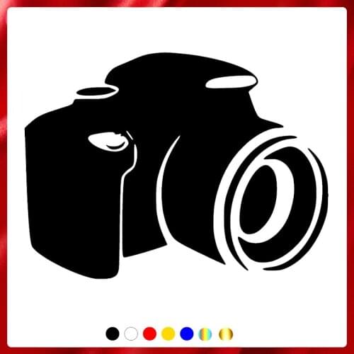 40484# Die-Cut Vinyl Decal Camera Car Sticker Waterproof Auto Decors on Car Body Bumper Rear Window