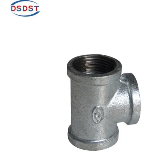 7Pcs/Lot G3/4" 1/2 Female Equal Tee Reducing Connector BS Thread Hardware Pipe Fittings DIY Industrial Tee Retro Pipe Fitting