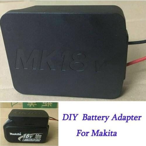 DIY For Makita 18V Li-ion Battery Adapter to Dock Power 12 Gauge Robotics Battery Convert Replacement Adapter
