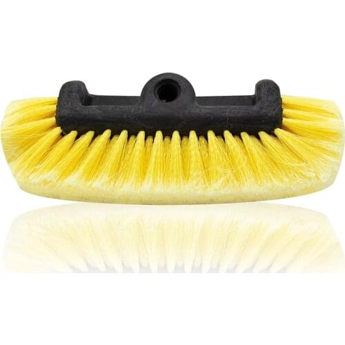 Car Wash Brush Head for Detailing Washing Vehicles, Boats, RVs, ATVs, or Off-Road Autos, Super Soft Bristles for Scratch Resista