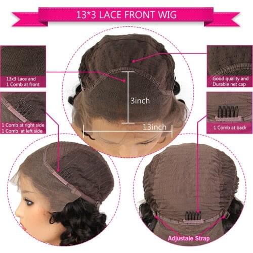 BC Blue Lace Front Synthetic Wig Long Body Wave Dark Blue Wig 22 Inch Middle Hairline Wig 150% Density Fiber Soft Hair Glueless