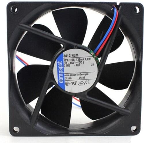 3412NGM 9225 12V 1.6W silent cooling fan 6months Warranty