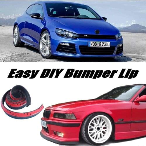 Bumper Lip Deflector Lips For Volkswagen VW Scirocco 2005~2016 Front Spoiler Skirt For Cars Tuning / Body Kit / Strip