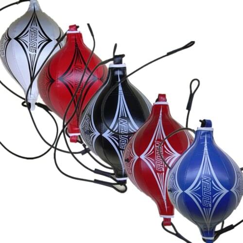 Cheap MMA Sparring Boxing Ball Punch Training Fight Muay Thai Taekwando Speeding Balls Pear Karate Equipment Gear DEO