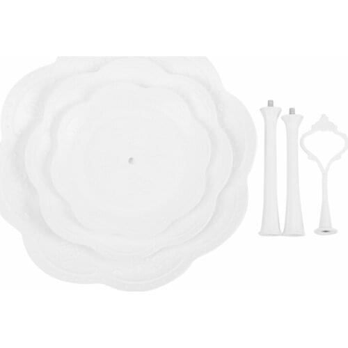 Europe Tray Plastic Serving Platter Cake Stand Traydessert Tray Square Candy Pan Tea Party Fruit Tray In Part Kitchen Helper