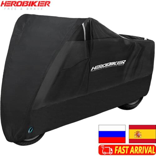 HEROBIKER New Motorcycle Cover Bike All Season Waterproof Dustproof UV Protective Outdoor Moto Scooter Motorbike Rain Cover