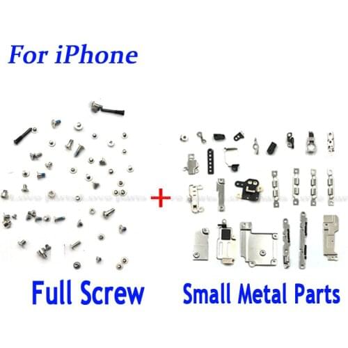 50 set Inner Small Metal Parts and Full Screw Set for iPhone X XR XS Max 5 5S 5c 6 6S 7 8 Plus