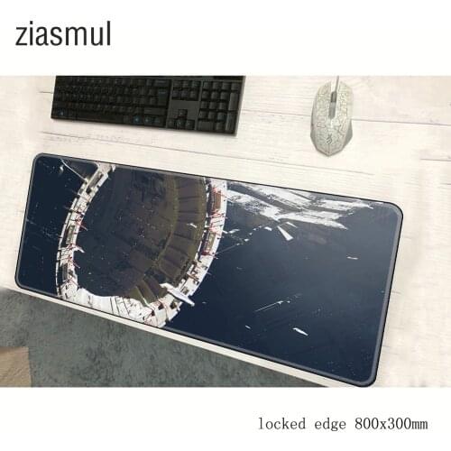 Space Station padmouse HD print accessory 900x400x2mm mouse pad gaming enterprise cheapest rubber mats keyboard mouse mat gamer