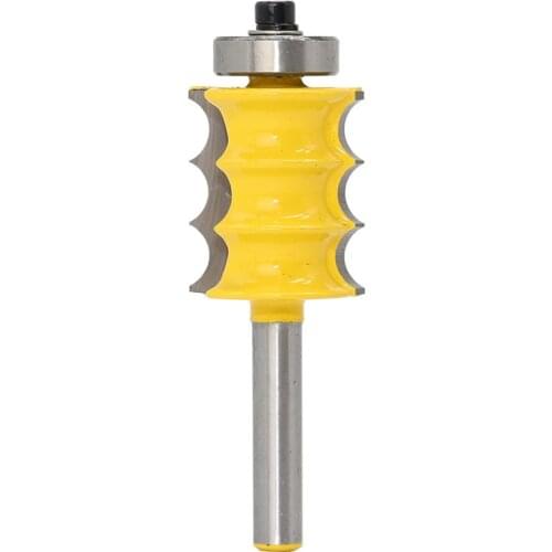 Router CNC Engraving Wood Working Triple Bead Router Bit - 1/4'' Shank