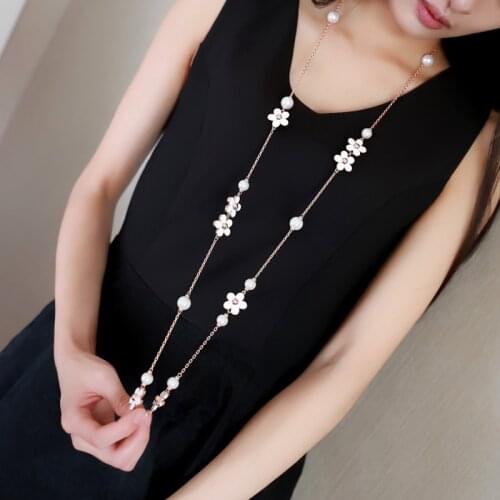 MIS JQYRIA Pearl Necklaces For Women