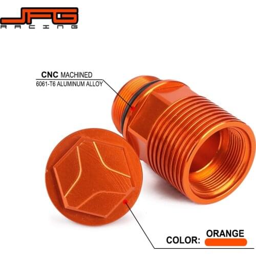 Motorcycle Aluminum Rear Brake Fluid Reservoir Extension Cap For KTM EXC SX XC XCW XCFW SMR EXCF 125 150 200 250 350 450 525 530