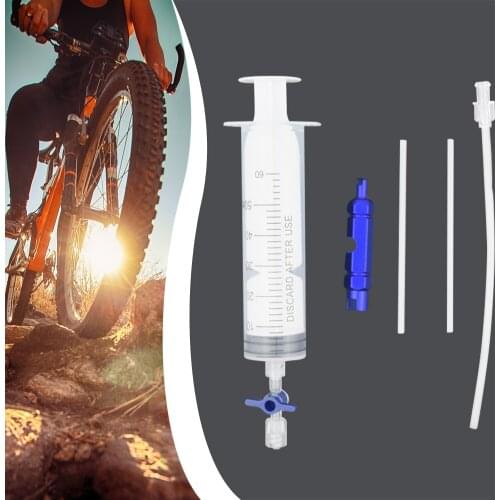 Mountain Road Bicycle Tubeless Sealant Injector Kit Reusable Bike Vacuum Tire Liquid Syringe Cycling Repair Tool Accessories