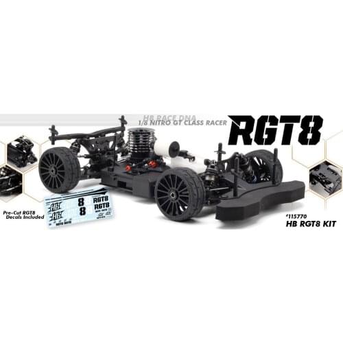 HB RACING HB115770 RGT8 AUTOMODELLO GT 1/8 RALLY GT KIT