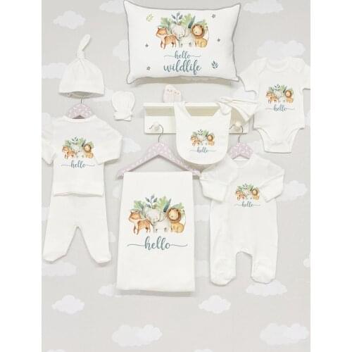Organic 11 Track Interlock Hospital Output-For Baby Series Baby Set Lux 100 Cotton High Quality