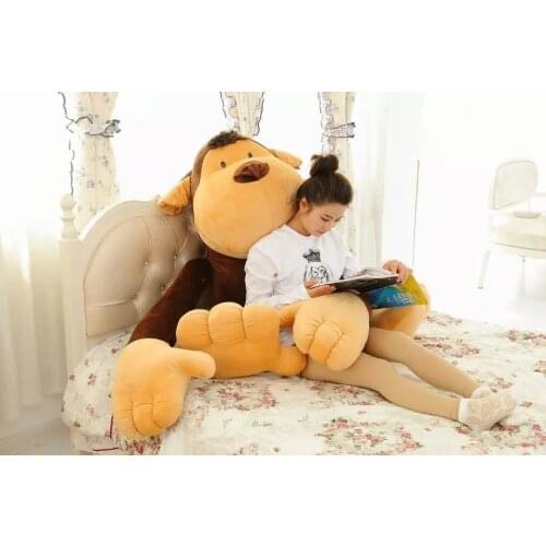 Super huge new creative monkey toy big plush long arm orangutan doll gift about 150cm 0117