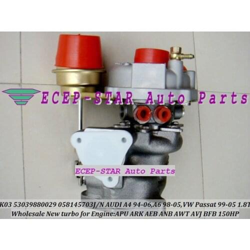 K03 5303988025 53039700025 058145703N Turbo Turbocharger For AUDI A4 A6 C5 For VOLKSWAGE VW Passat B5 1.8L AEB BFB APU ARK 1.8T