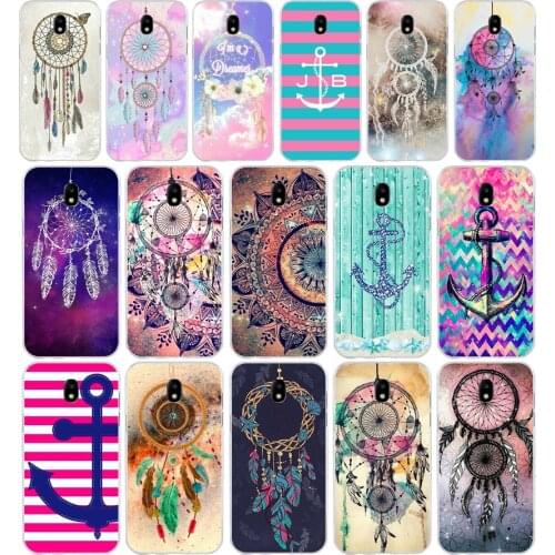 270H little dream catcher anchor Soft Silicone Tpu Cover phone Case for Samsung j3 j5 j7 2016 2017 a3 2016 a5 2017 a6 2018