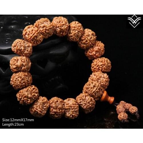Rudraksha Bodhi 5 Segment Buddha Beaded Bracelet Hot Sale