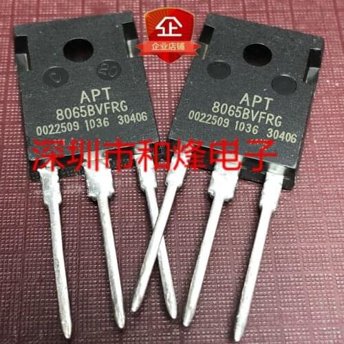 5PCS APT8065BVFRG TO-247 800V 13A 100% New&original