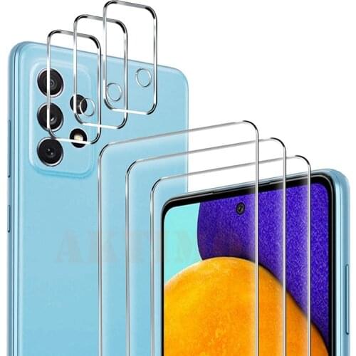6IN1 Screen Glass+Camera Film For Samsung Galaxy A32 A42 A52 A72 A12 A02 F62 M62 M02S M02 M31 M51 M30S M31S A21S A31 A51 A71 A22