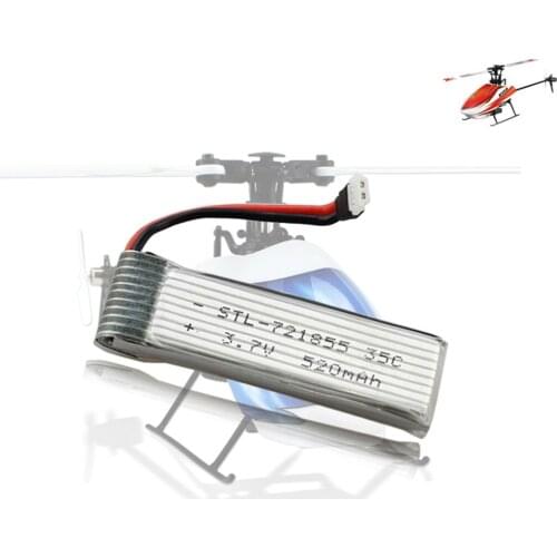 HIINST 3.7V 520mAH 35C Battery Part For WLTOYS V977 V966 V930 XK-K110 RC Modle RC Toys Upgrade Accessories Replacement parts
