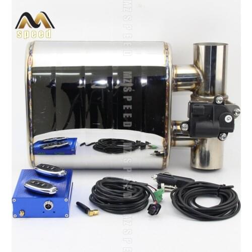 Car Accessories Modified exhaust pipe muffler 304 stainless steel electronic remote control valve exhaust pipe suitable for E46