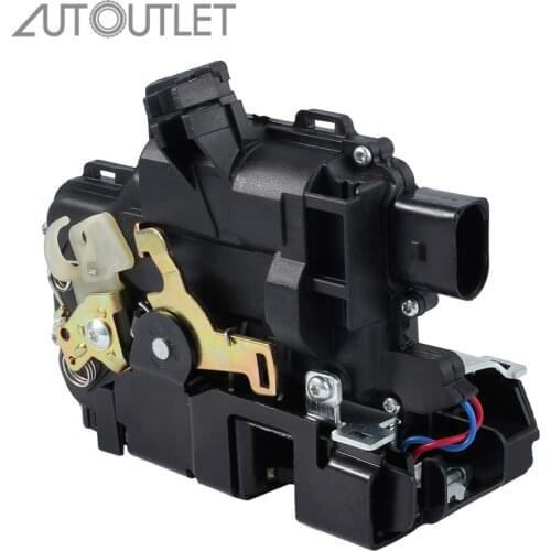 AUTOUTLET Front Left Door Lock Mechanism Passenger 3B1837015A For VW Passat Bora Golf Lupo Seat Skoda