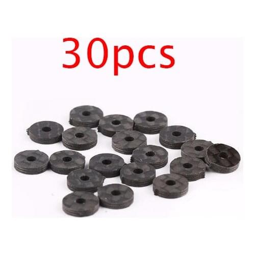 Free Shipping 30Pcs 2mm Carbon Fiber Guide Roller Gaskets Spacers Round Washer Spare Parts For Tamiya Mini 4WD Racing Car Model
