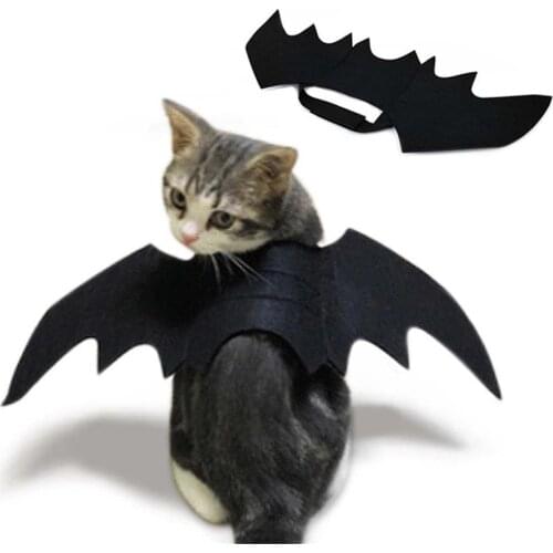 3pcs Black Bat Wings for Cat Small Pet Costume Puppy Dog Dress Up Devil Wings Animal Role Play Fancy Dress