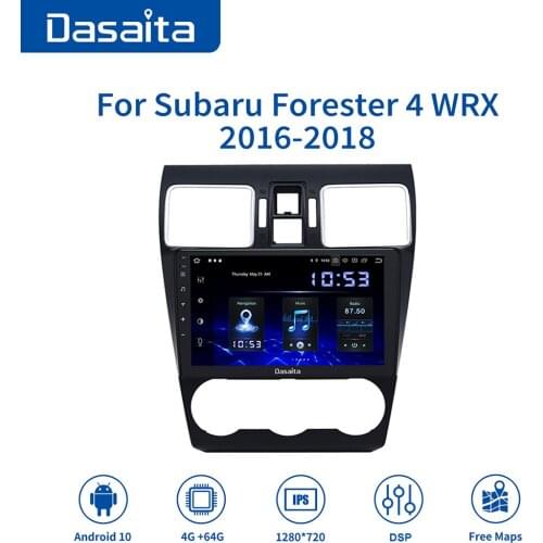 Dasaita 9" IPS Car Multimidia Android 10 for Subaru Forester WRX 2008 2009 2010 2011 2012 Radio GPS Navigation TDA7850 MP3