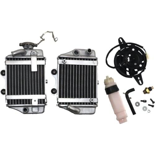 Radiator Water cooling engine & fan for Xmotos Apollo Motorcycle ATV Zongshen Loncin Lifan 150cc 200cc 250cc engine Accessories