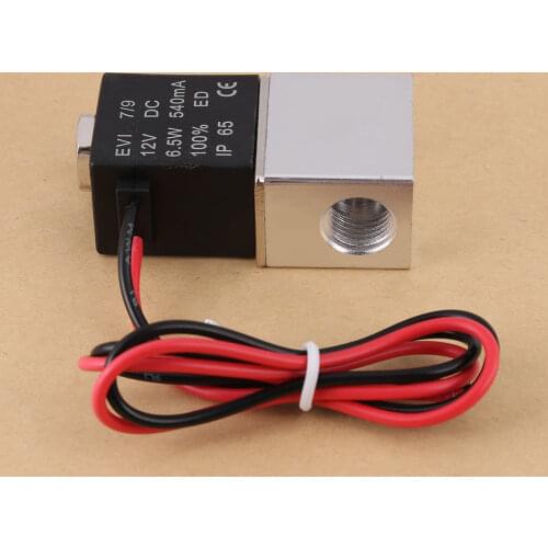 DC12V/DC24V 2 Way Normally Closed Electric Solenoid Air Valve AUG889