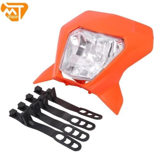 Motorcycle NEW Headlight Headlamp Head Light For KTM YAMAHA HONDA EXC EXCF SX XC XCF XCW MX SMR SXS 125 250 350 450 500 505 525