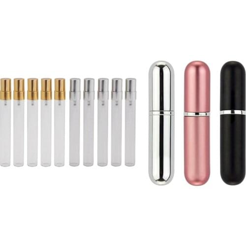 3x Perfume Atomizer Bottles, Refillable Travel Size Perfume Bottles & 10x 10ML Refillable Parfum Travel Spray Bottle