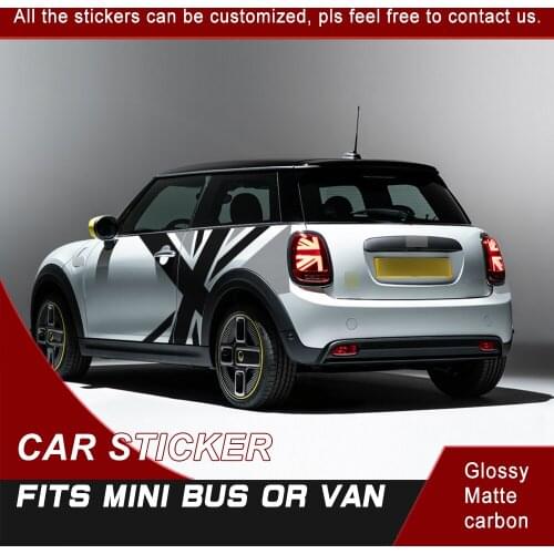 For Mini Cooper-countryman Cool line Decal Gradient Side Door Stripe Racing Graphic Vinyl Car Sticker For mini cooper