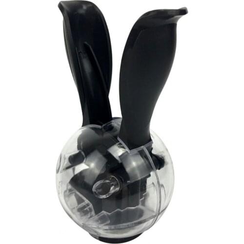 Mini Manual Spice Grinder Salt and Pepper Grinder Rabbit Ears Design Abrader kitchen gadgets Kitchen Tools Black
