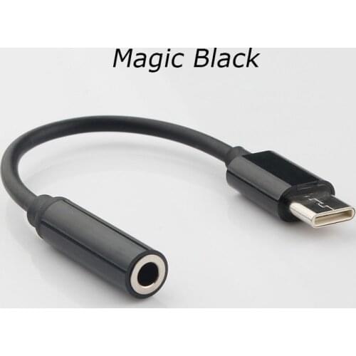 Type-C to 3.5mm Earphone Cable Adapter Type C Male to 3.5 AUX Audio Female Jack for Huawei P20 Xiaomi 6 Letv 2Pro max2