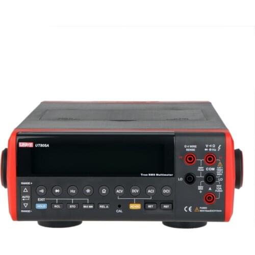UNI-T UT805A 199999 Counts High-Accuracy Ture RMS LCD Bench Top Digital Multimeter Volt Amp Ohm Capacitance Hz Tester