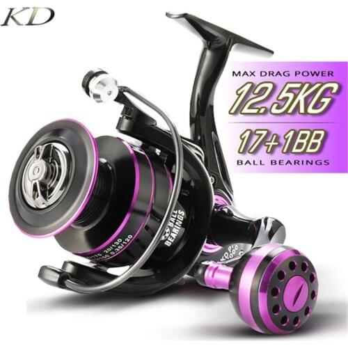 New 2020 High Quality Max Drag 10Kg Fishing Reel Metal Spool Fishing Reel High Speed Gear Ratio High Speed Spinning Reel