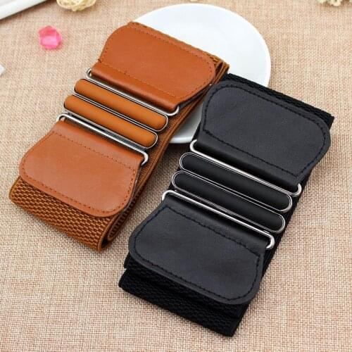 New female elastic waistband fashion waist belt for women Korean dress decorated cummerbunds