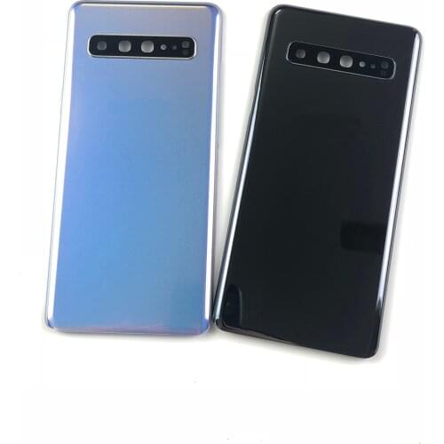 Original 5G version For Samsung Galaxy S10 5G G977 G977F G977B Battery cover Back case Housing+Camera Lens Cover+sticker+logo