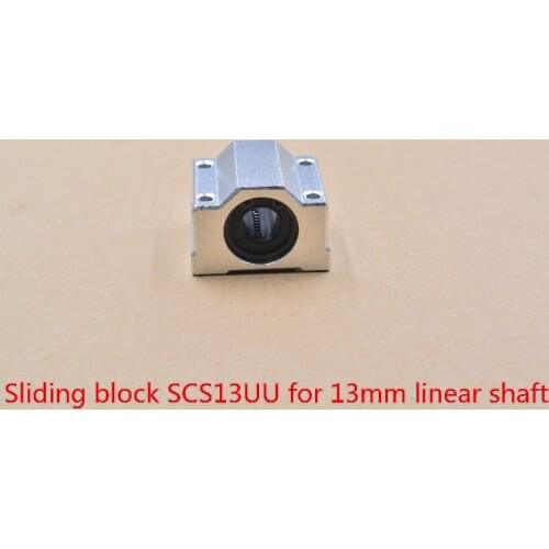 SC13UU SCS13UU bearing 13mm linear bearing slide block with LM13UU bearing for 13mm shaft 1pcs