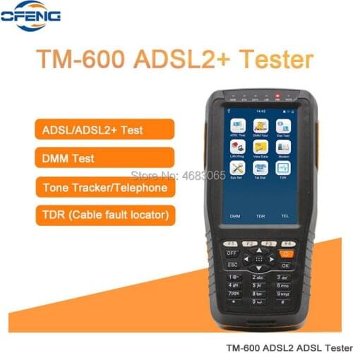 Full Functions TM-600 ADSL2 + Tester ADSL Tester With DMM Test +TDR Function +Tone Tracker