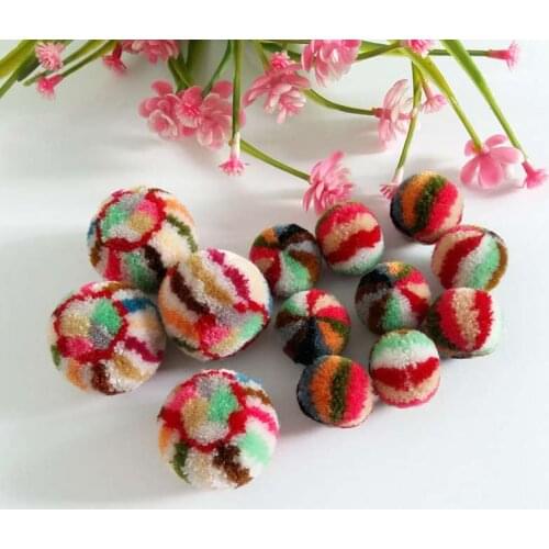 Pompom 20mm 30mm Round windmill Fur Balls DIY Crafts Pompones For Diy Kids Wedding Sewing Home Decoration