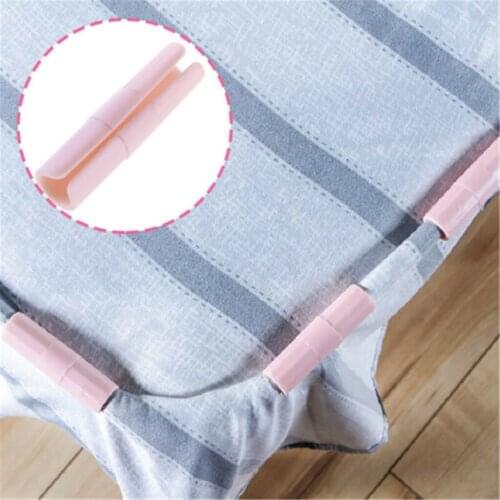 12PCS Plastic Bed Sheet Anti-skid Clips Buckle Multi-function Clothespins Household Fixed Quilt Cover Corner Fixed Tools Z71
