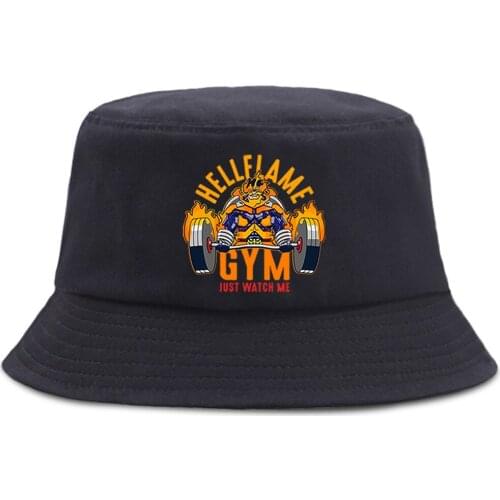 Funny Cartoon My Hero Academia Fishermans Hat Summer Unisex Beach Caps Outdoor Casual Bucket Hats Foldable Street Fishing Cap