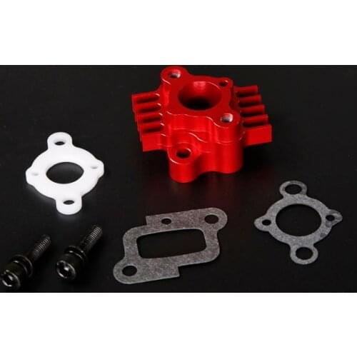 CNC Air Intake Manifold included Gasket for roufan 32cc 36cc 45CC Engine Zenoah CY 1/5 HPI KM Rovan Baja 5B 5T Losi 5ive-T DBXL