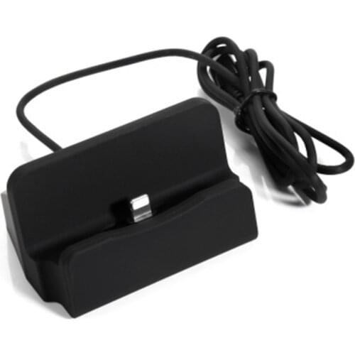 For iPhone X 8 7 6 USB Cable Sync Cradle Charger Base For Xiaomi Android Type C Samsung Stand Holder Charging Base Dock Station