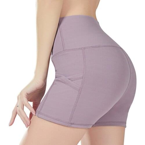 Zhangyunuo Sports Shorts Women High Waist Wicking Jogging Trousers Fitness Running Active Shorts Workout Clothes for Women