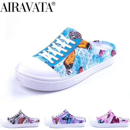 Newbeads Women Half Slippers Crocks Sandals Hole Shoes Beach Flat Sandals Slippers Garden Shoes Casual Home Slippers Canvas Shoe